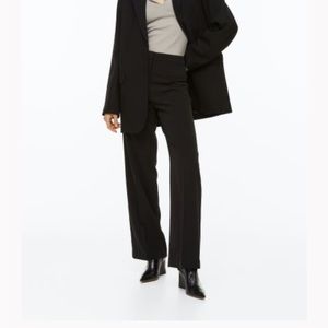 H&M Famous Wide-Cut Pants Black 6 EUC